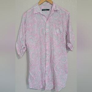 Paisley Button-Up Shirt